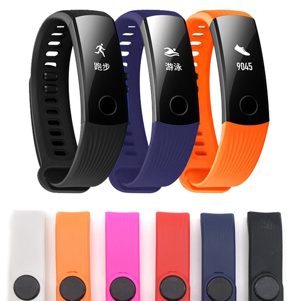For Huawei Honor Band 3 Watch Band Silicone Band Replacement Strap Sport Wristband Shopee Malaysia