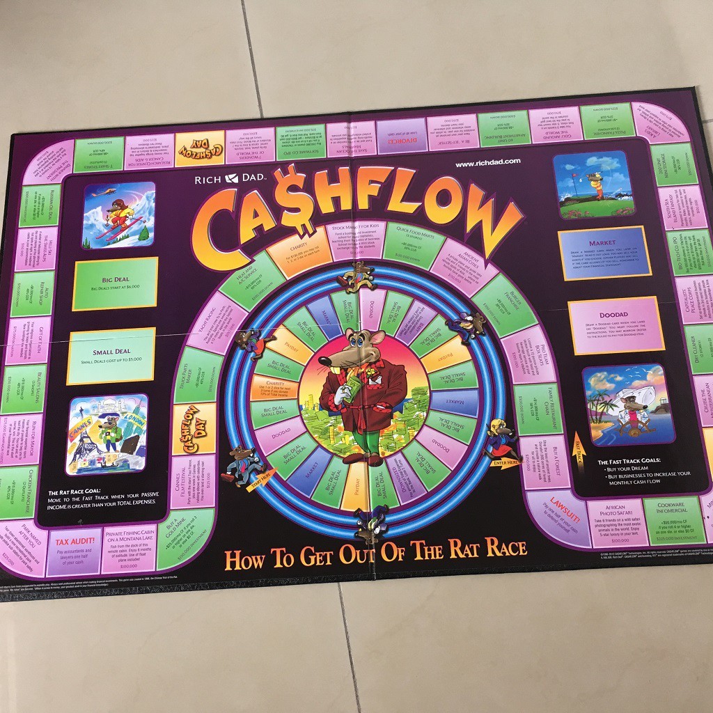Board game CashFlow 101-- Rich Dad How To Get Out of the Rat Race/  Investment knowledge | Shopee Malaysia
