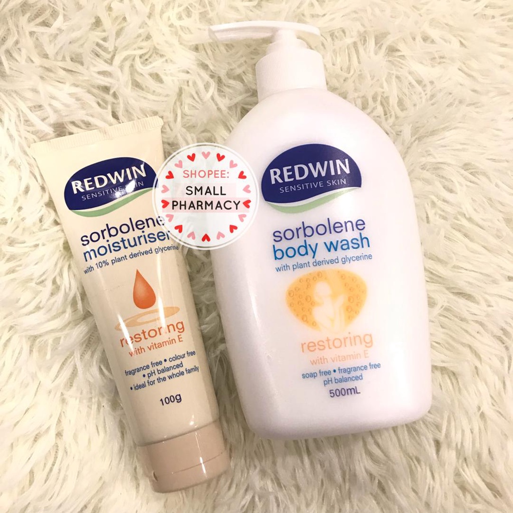 Redwin Sensitive skin sorbolene body wash 500ml / Sorbolene moisturizer