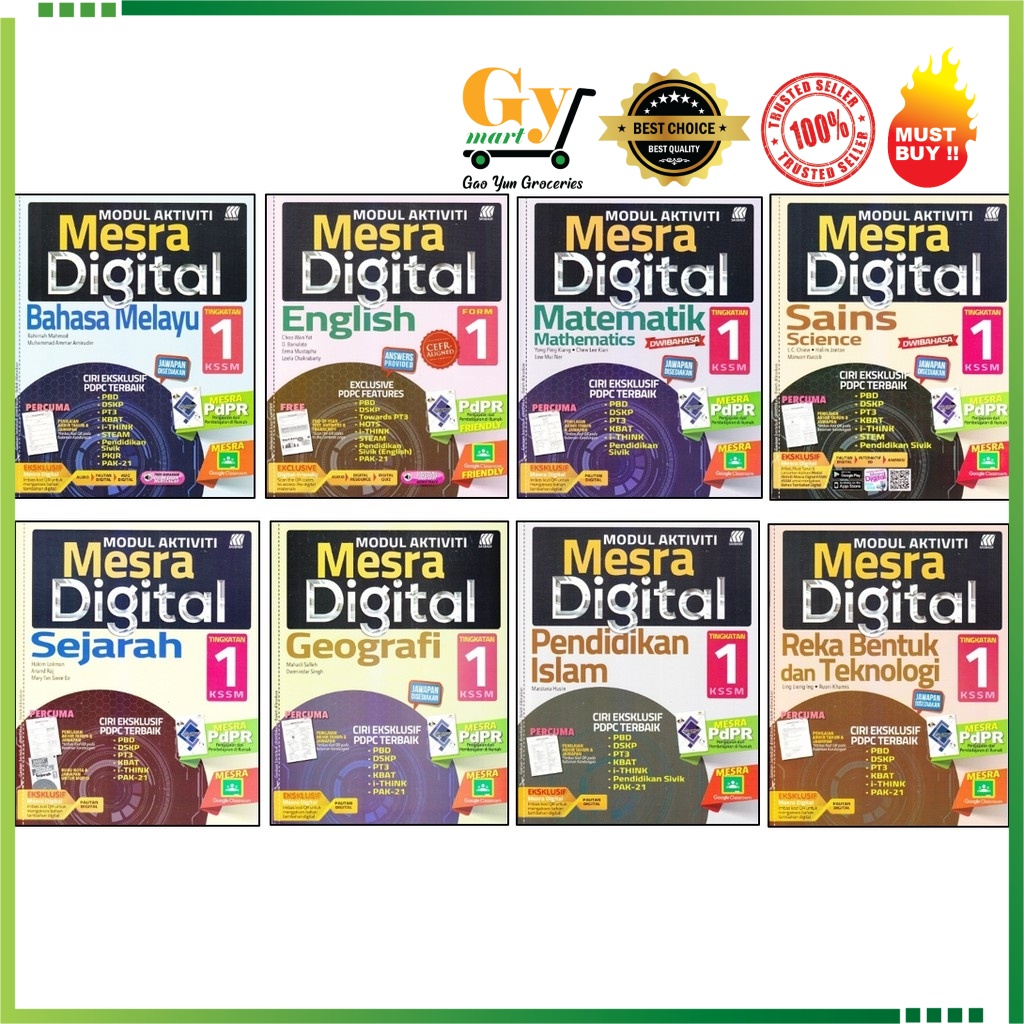 Buy SASBADI  Modul Aktiviti Mesra Digital Tingkatan/Form 1 (Bahasa