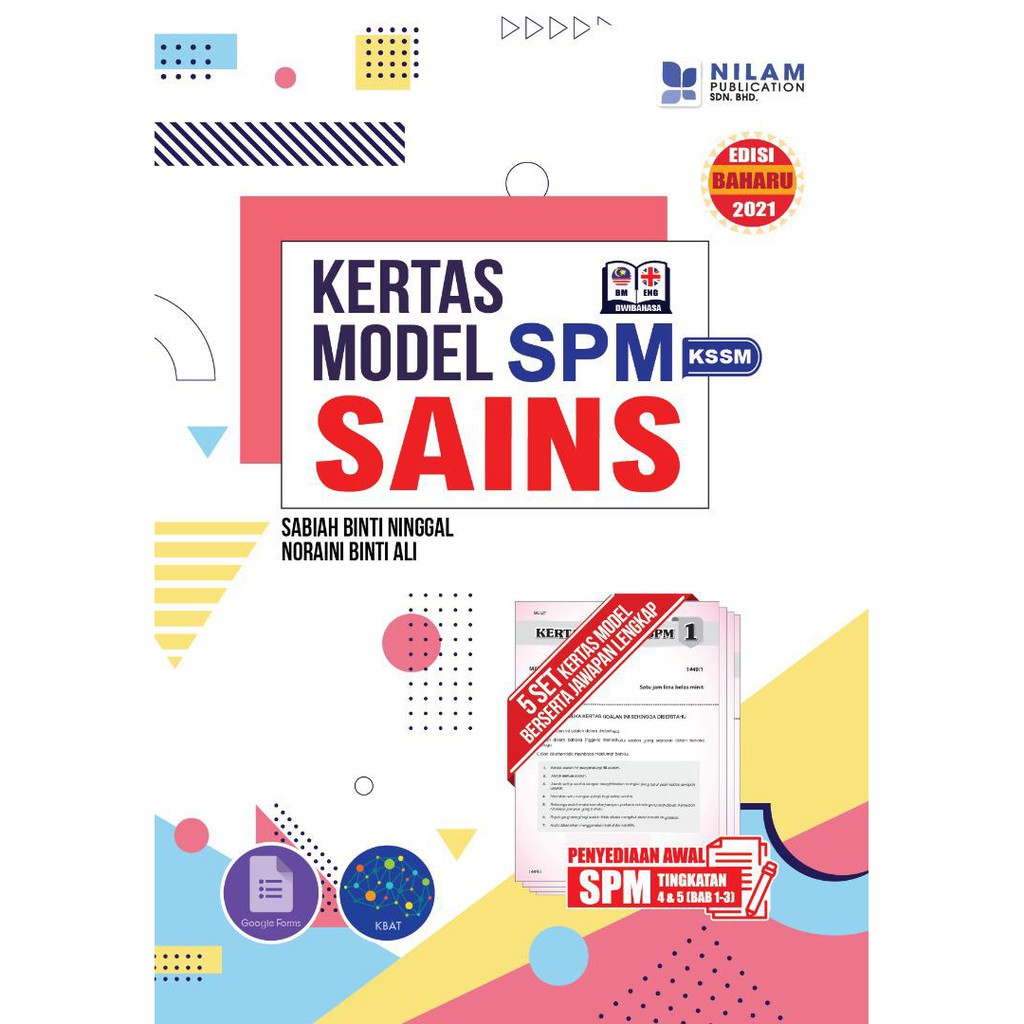 Official Nilam Kertas Model Spm Sains 2021 Shopee Malaysia