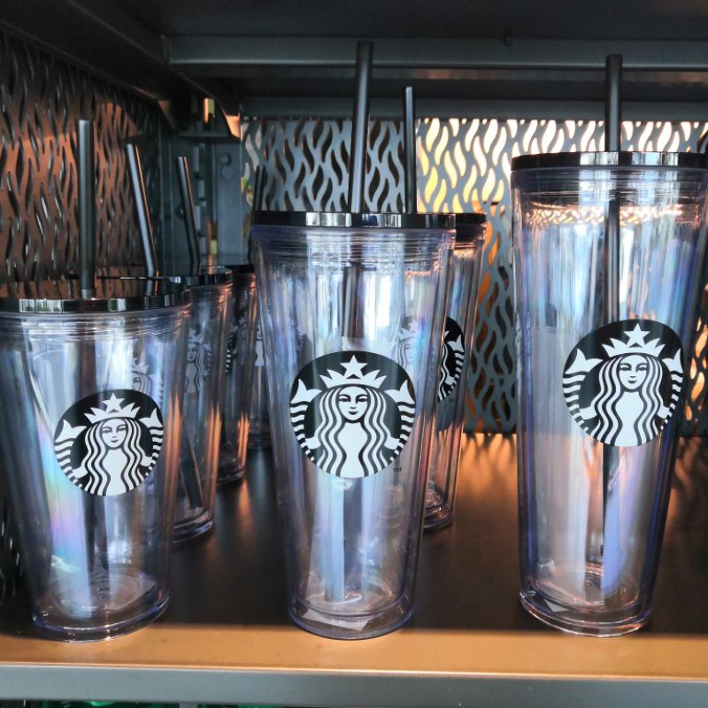 Starbucks Tumbler 24oz FILA Cold Cup Clear Plastic Siren Logo 20oz 24oz ...