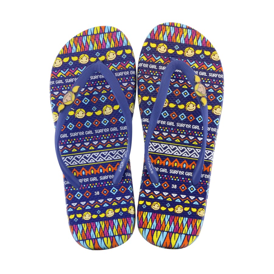 coach blue slides