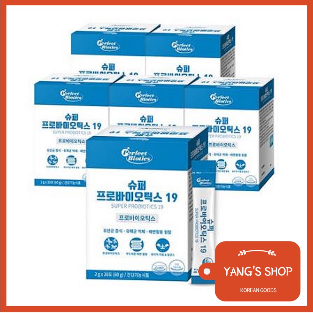 Perfect Biotics Super Probiotics 19 (2g X 30 Sticks) / Vitamin Village / Prebiotics / Lactobacillus / Korea Probiotics / Health Supplements