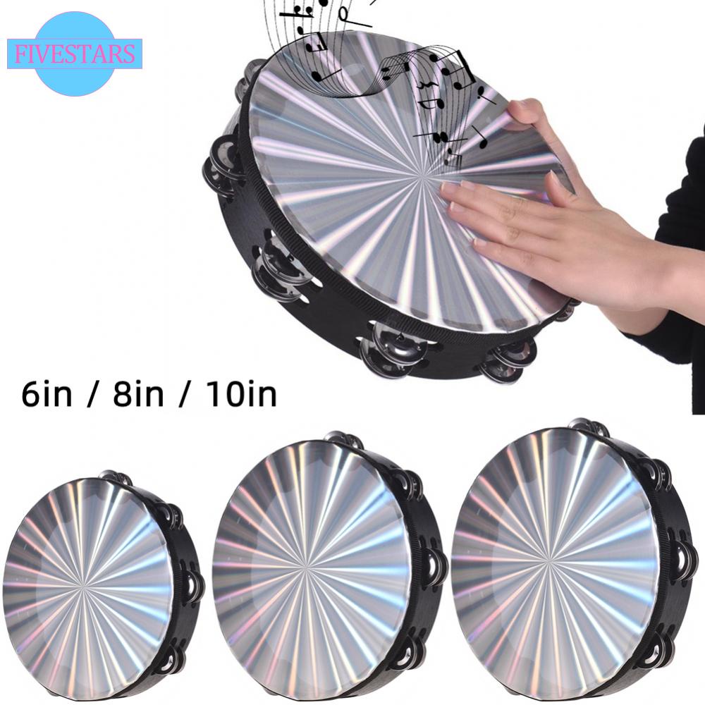 【Ready Stock】Tambourine Spare Parts Toys 6in 8in 10in Accessories Dancing Hand Drum@New