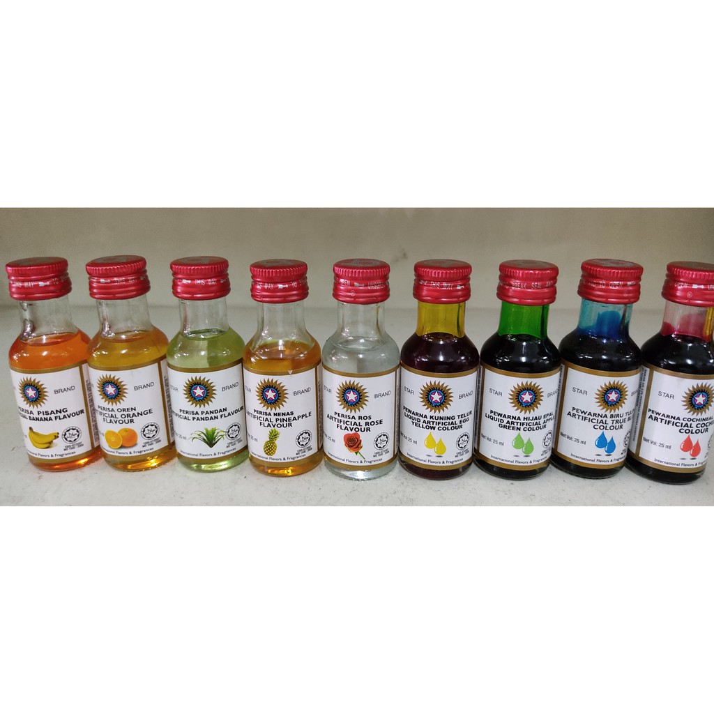 star brand pewarna  25ml food coloring 25ml Shopee Malaysia