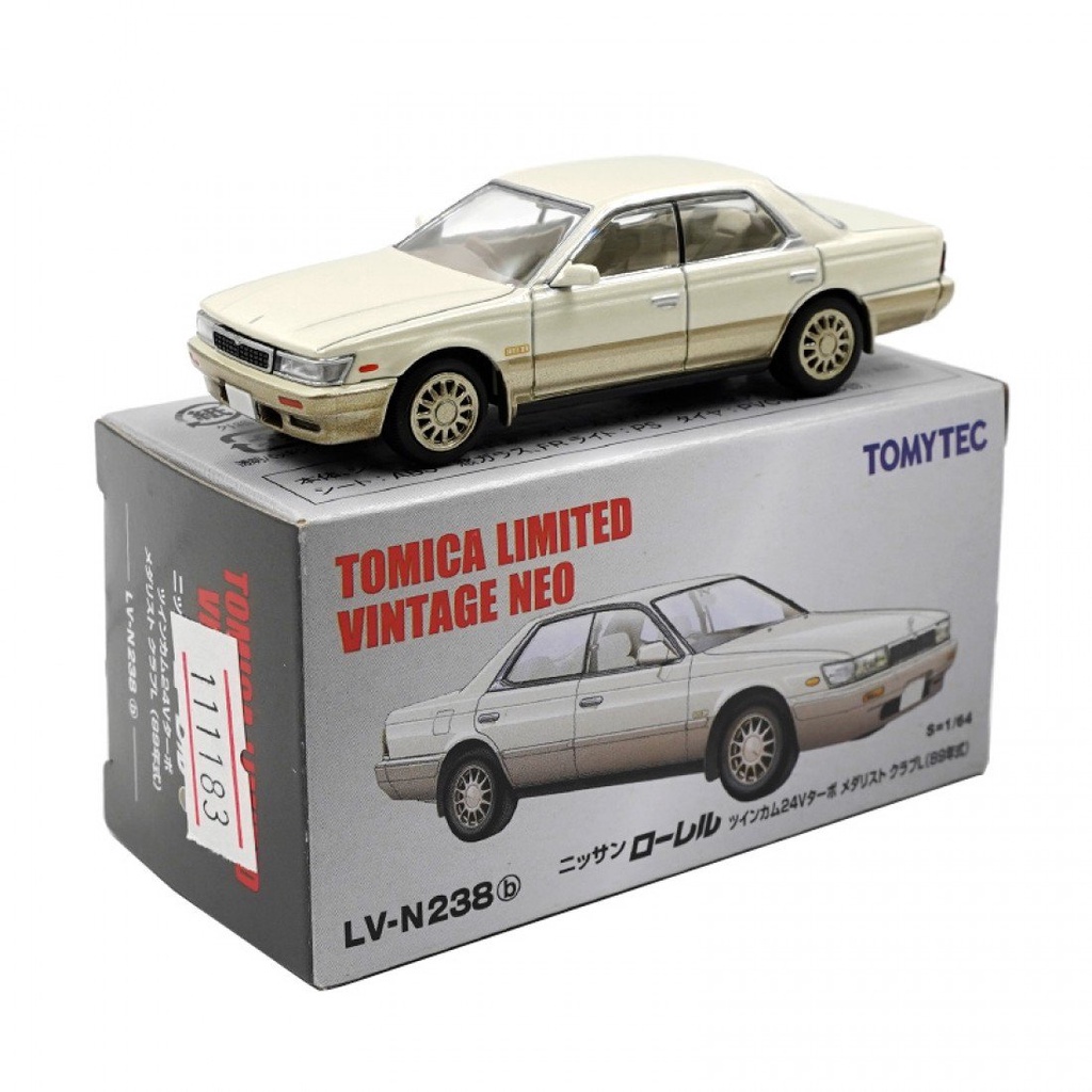 Tomytec 1 64 Nissan Laurel Medalist Club L White Gold Tlv-n238b Diecast 