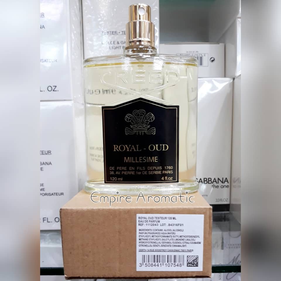 creed royal oud tester