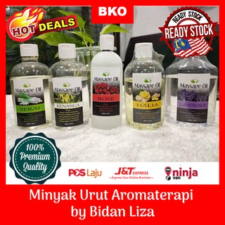 🍃Bidan Liza Original Massage Oil 400ml Bidan Liza Minyak Urut Beraroma Minyak Urut Minyak Aromaterapi Bidan Liza