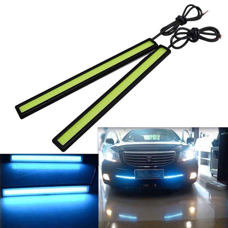 Essential Must 1Pcs 17CM Car LED COB DRL Daytime Running Lights 12V Waterproof External Light Source Parking Fog Bar ... - Image 4