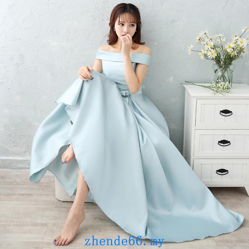 light blue winter dress