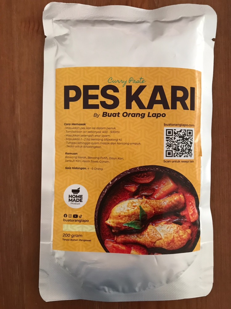 Pes Kari Serbaguna By Buat Orang Lapo Curry Paste Pes Segera Pes Masakan Pes Sedap Cooking Paste Pes Shopee Malaysia