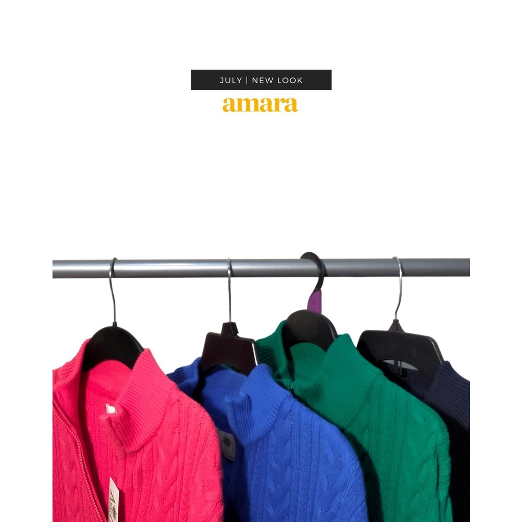 Amara Cozy Waves Cotton Half Zipper Sweater | Half Zip Unisex Sweater