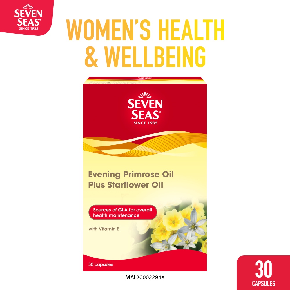 Seven Seas Evening Primrose Oil + Starflower Oil 1000mg (30 Capsules) Shopee Malaysia