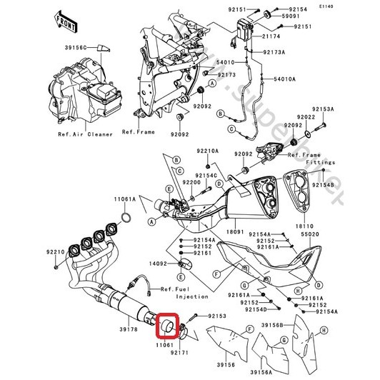 z800 original exhaust