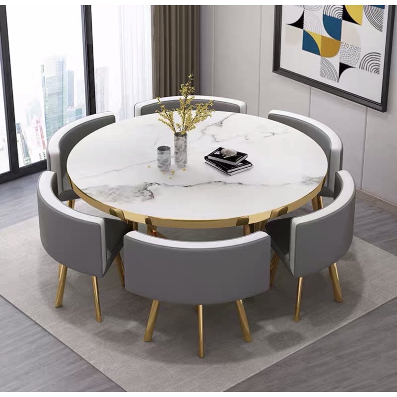 Dining Table Chair Combination, Round Dining Table For 6 Ikea