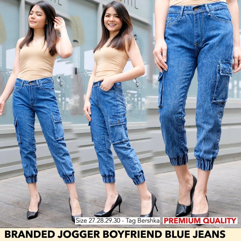 branded jogger jeans