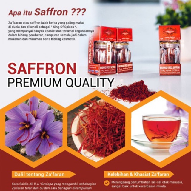 🔥READY STOCK🔥SAFFRON ASLI💯 High Quality Import From Turki 