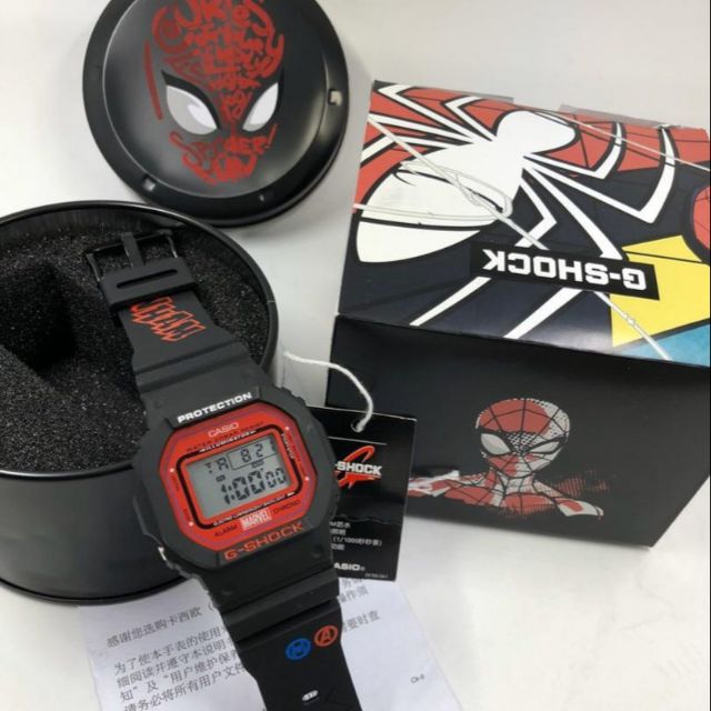 g shock spider man