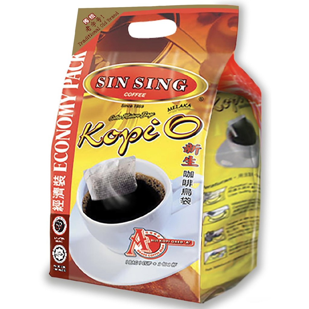 Sin Sing Coffee Kopi O 10g x 100 Sachets (Fresh From Melaka) Shopee