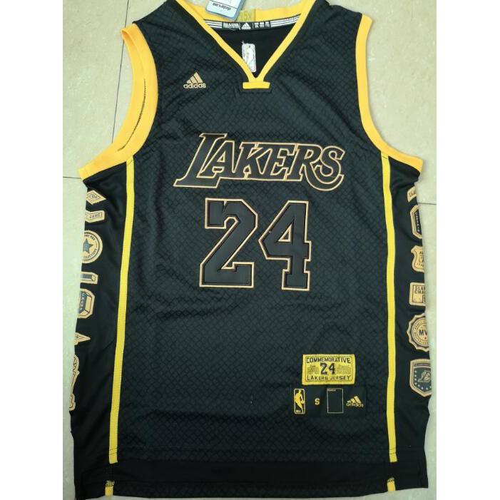 lakers jersey black and yellow