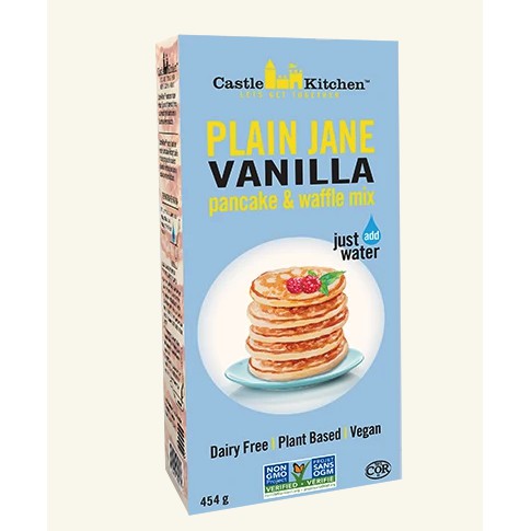 Castle Kitchen- Plain Jane Vanilla Pancake and Waffle Mix- Dairy Free, Plan Based,Vegan
