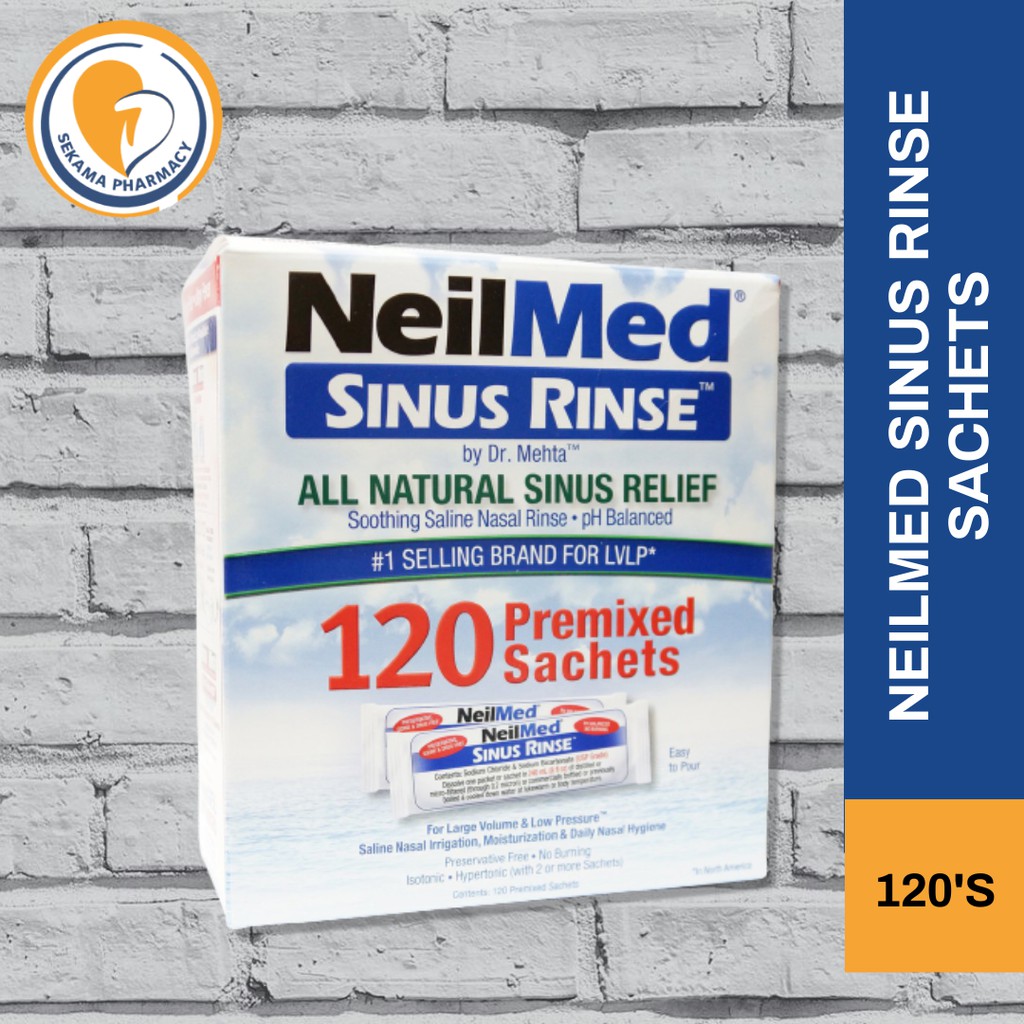 NEILMED SINUS RINSE PREMIXED 120'S [EXP 03/2026] Shopee Malaysia