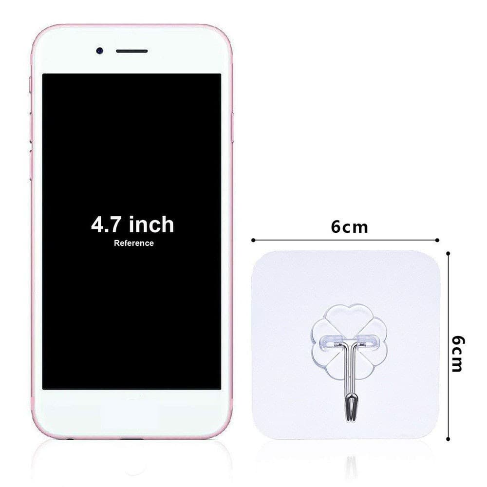 Utensil Bakeware (1 pcs) Magic Hook Transparent Wall Kitchen Without Nails Strong Sticky Sucker Heavy Hanging Adhesiv... - Image 3