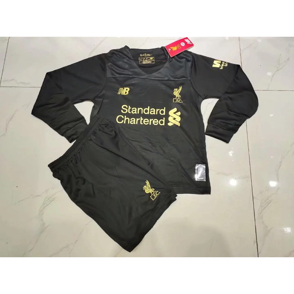 liverpool black long sleeve jersey