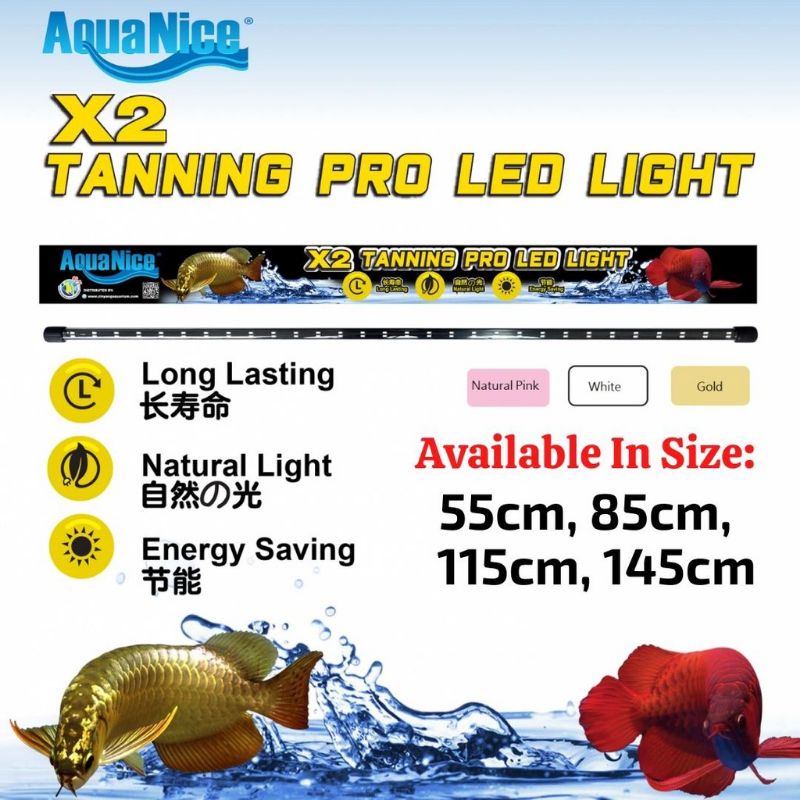 [Natural Pink] Aqua Nice X2 Tanning Pro Led Light (85cm/115cm)
