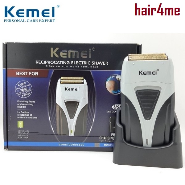 Kemei 3383 Rechargeable Powerful Electric Shaver Portable Cordless Men Reciprocating Razor Beard Andis Profoil Shaver