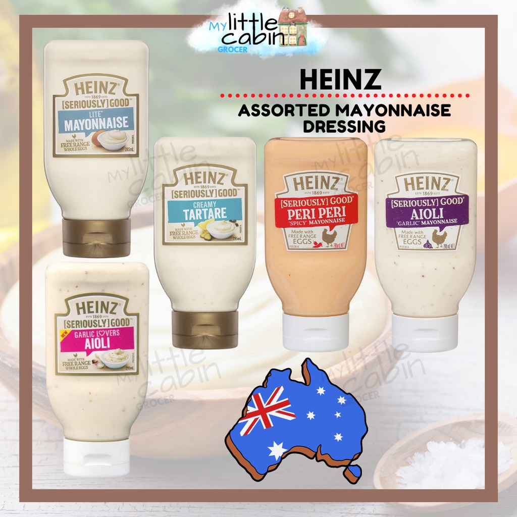 Heinz Seriously Good (Creamy Tartare/PeriPeri Spicy/Aioli Garlic