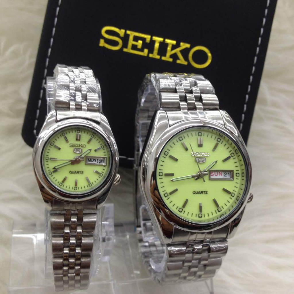 SEIKO 5 Couple Collection New Arriaval Good Quality watch 012 | Shopee  Malaysia