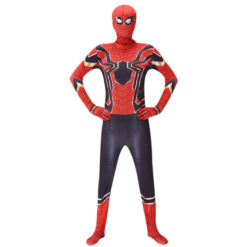 ugoccam Superhero Spandex Jumpsuit Bodysuit 3D Zentai Halloween Cosplay Suit 
