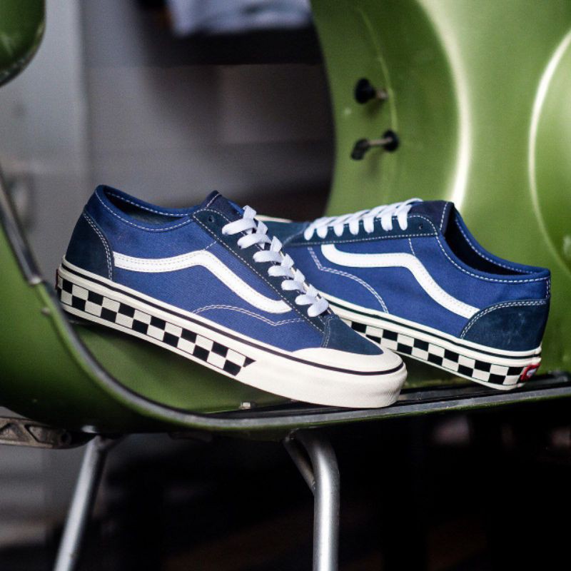 Vans Style 36 Decon Sf Checkerboard True / Blue Original 100% | Shopee ...