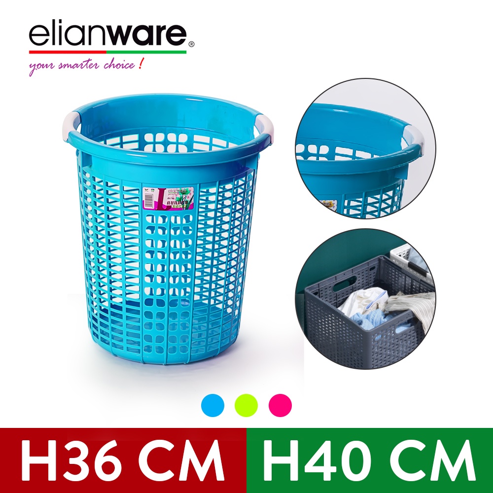 Elianware Multipurpose Large-Capacity Cloth Laundry Basket Storage(14")