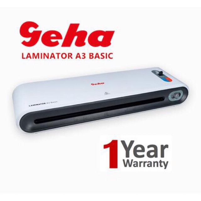 GEHA LAMINATOR A3 BASIC (1YEAR WARRANTY) Shopee Malaysia