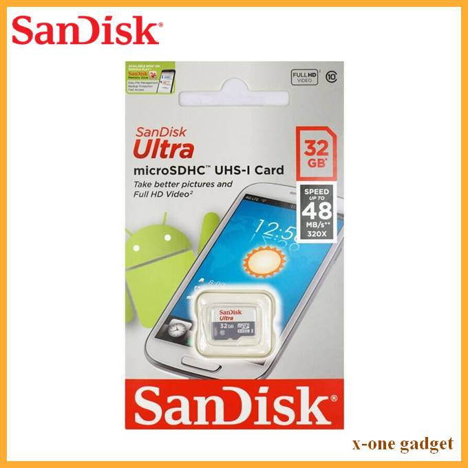 Original Sandisk 32gb Class 10 48mb S Micro Sd Memory Card Shopee Malaysia