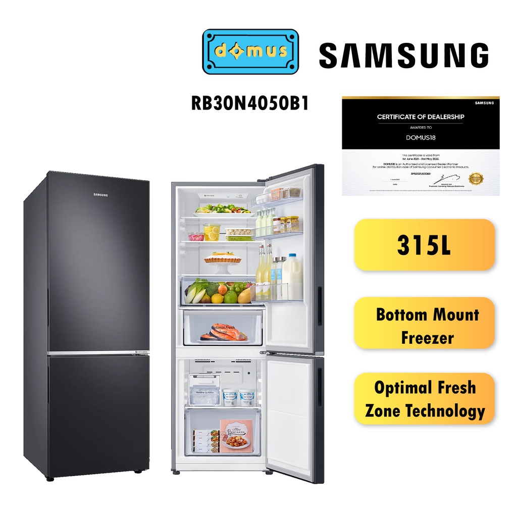 Samsung Bottom Freezer Inverter Refrigerator (315L) RB30N4050B1