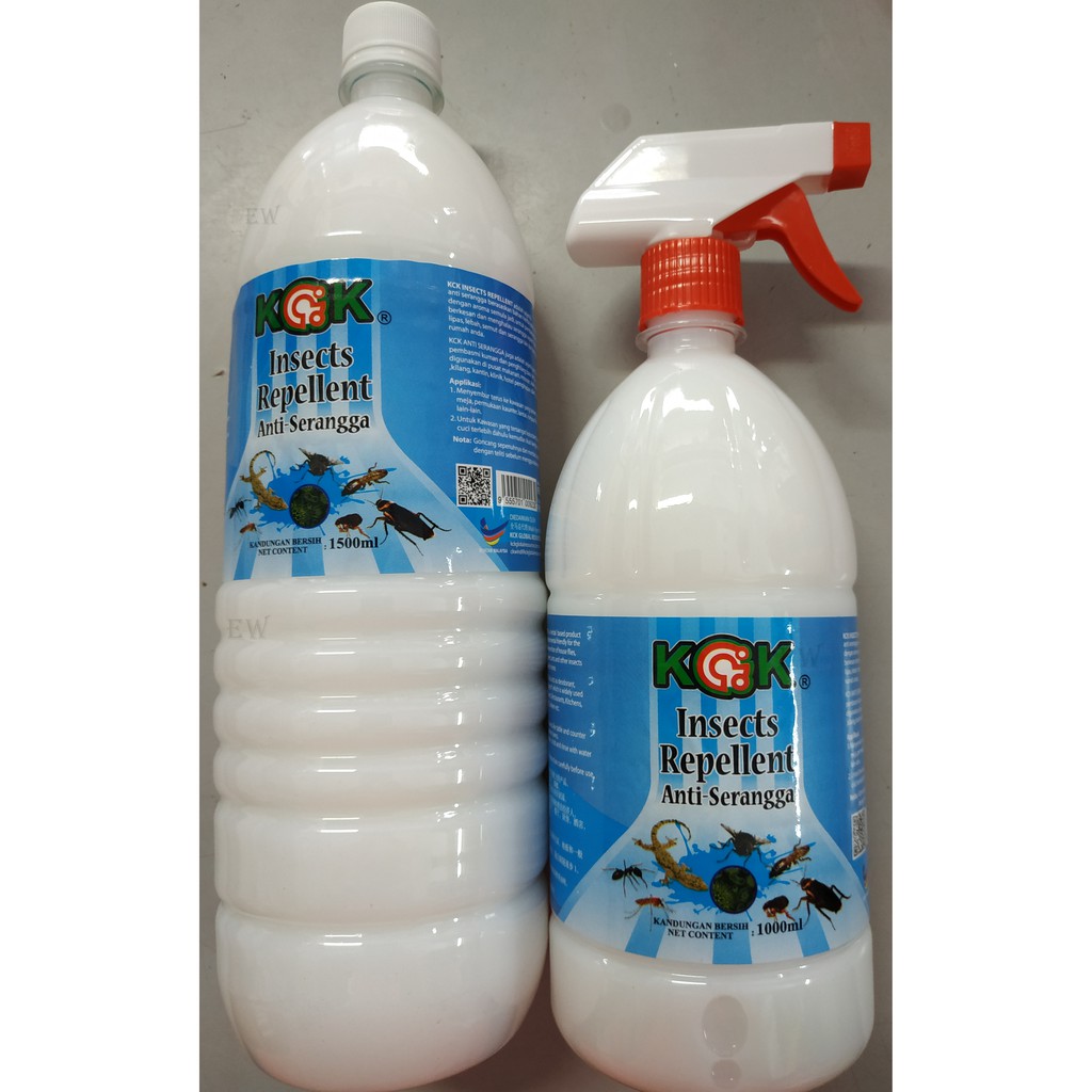KCK Insect Repellent/AntiSerangga 1000ml & 1500ML (WHITE) 1000ML PGMall