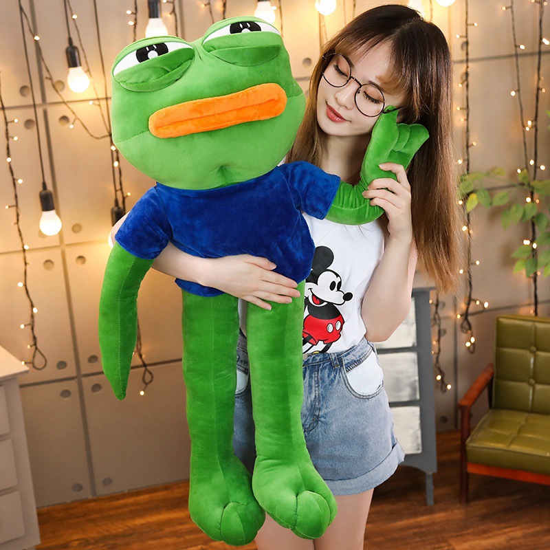 pepe the frog plush doll