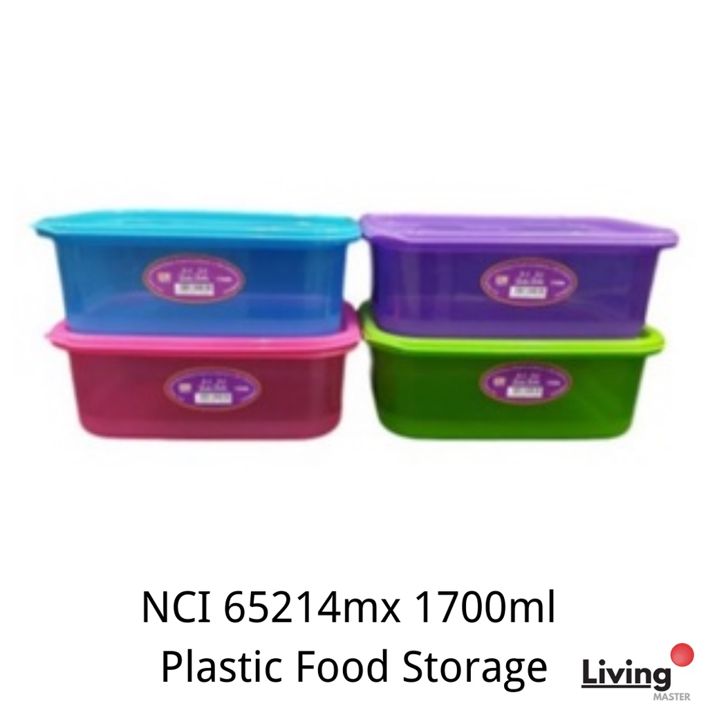 1700ml Plastic Food Storage Food Storage Plastic Food Storage Food