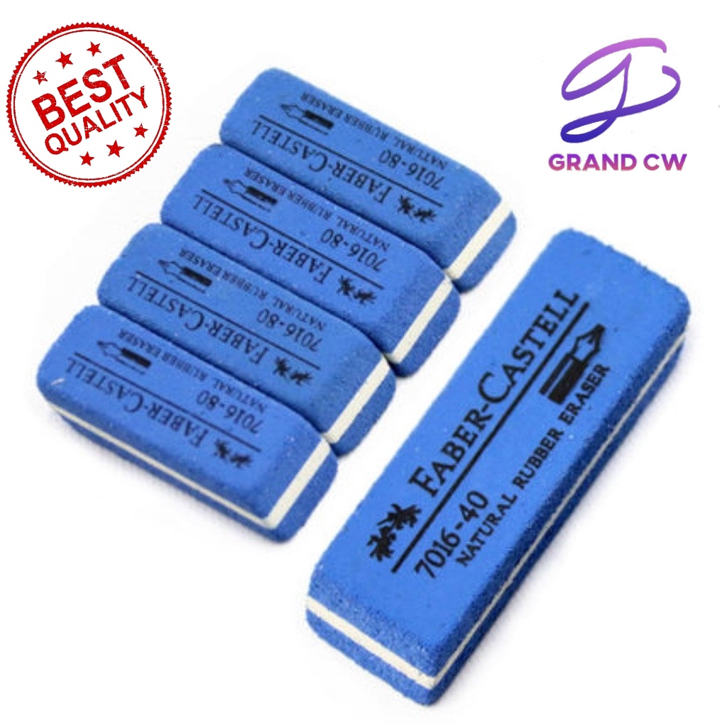 FABERCASTELL NATURAL RUBBER ERASER INK SAND RUBBER EOUNTAIN PEN RUBBER