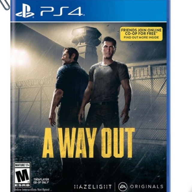 A way out ps4 как играть вдвоем на одной консоли