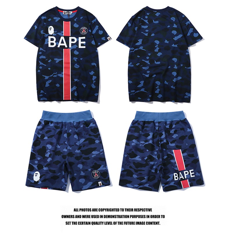 bape x psg shirt