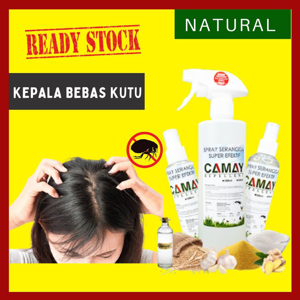 Buy Camay Spray Ubat Kutu Rambut Head Lice Organik Selamat Digunakan Seetracker Malaysia