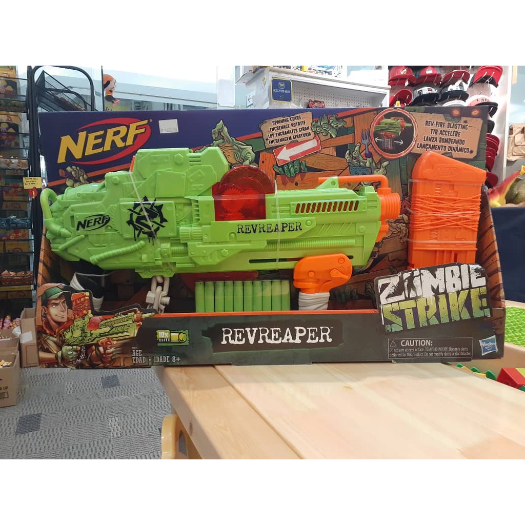 nerf gun zombie strike revreaper