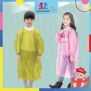 Kids' Children's Disposable Raincoat Waterproof Hiking Portable Poncho Transparent Adult Colorful