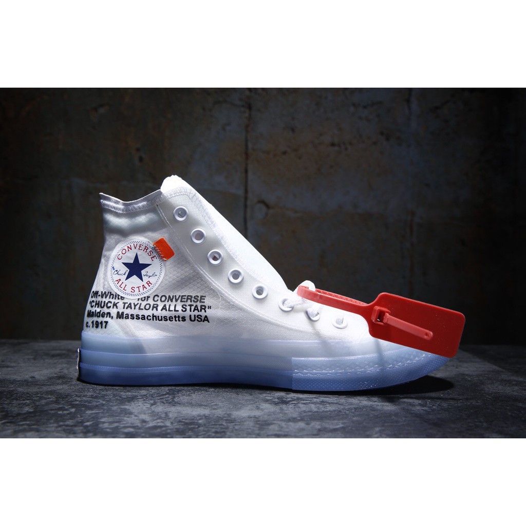 Authentic OFF WHITE X Converse 1970s shoes high top Fashion Couple supreme  2018 | Shopee Malaysia