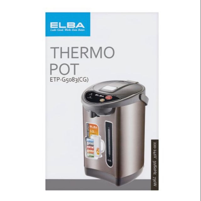 Elba Etp G5083 Cg Thermo Pot 5 0l Shopee Malaysia